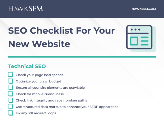 New Website Checklist Cover Image