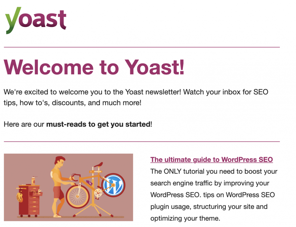 yoast marketing newsletter