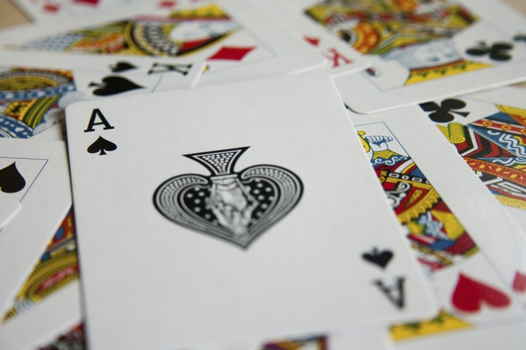 Playing cards, gambling addiction. Free public domain CC0 photo.