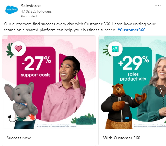 Ad for Salesforce