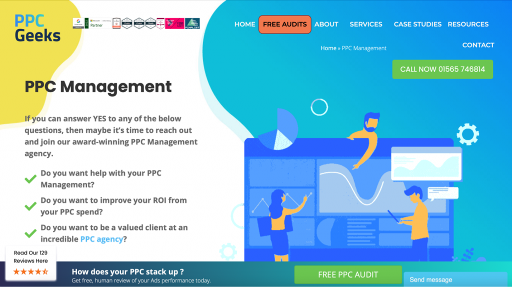 PPC Geeks homepage