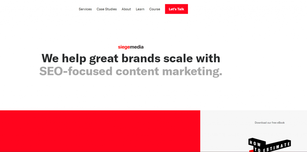 Seige Media content marketing agency