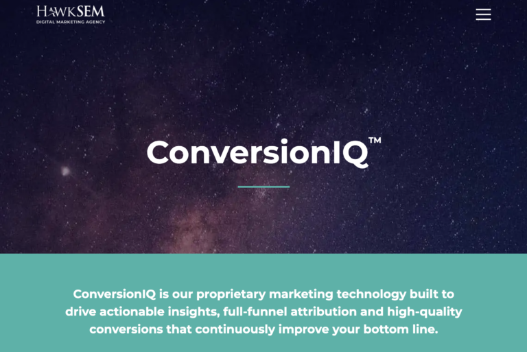 ConversionIQ content tracking tool