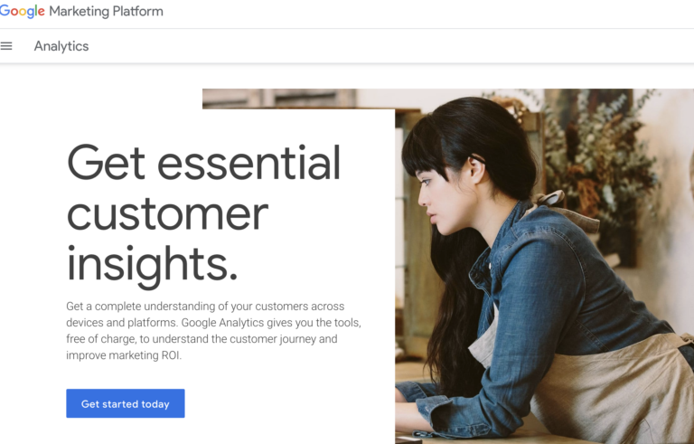 Google Analytics tool