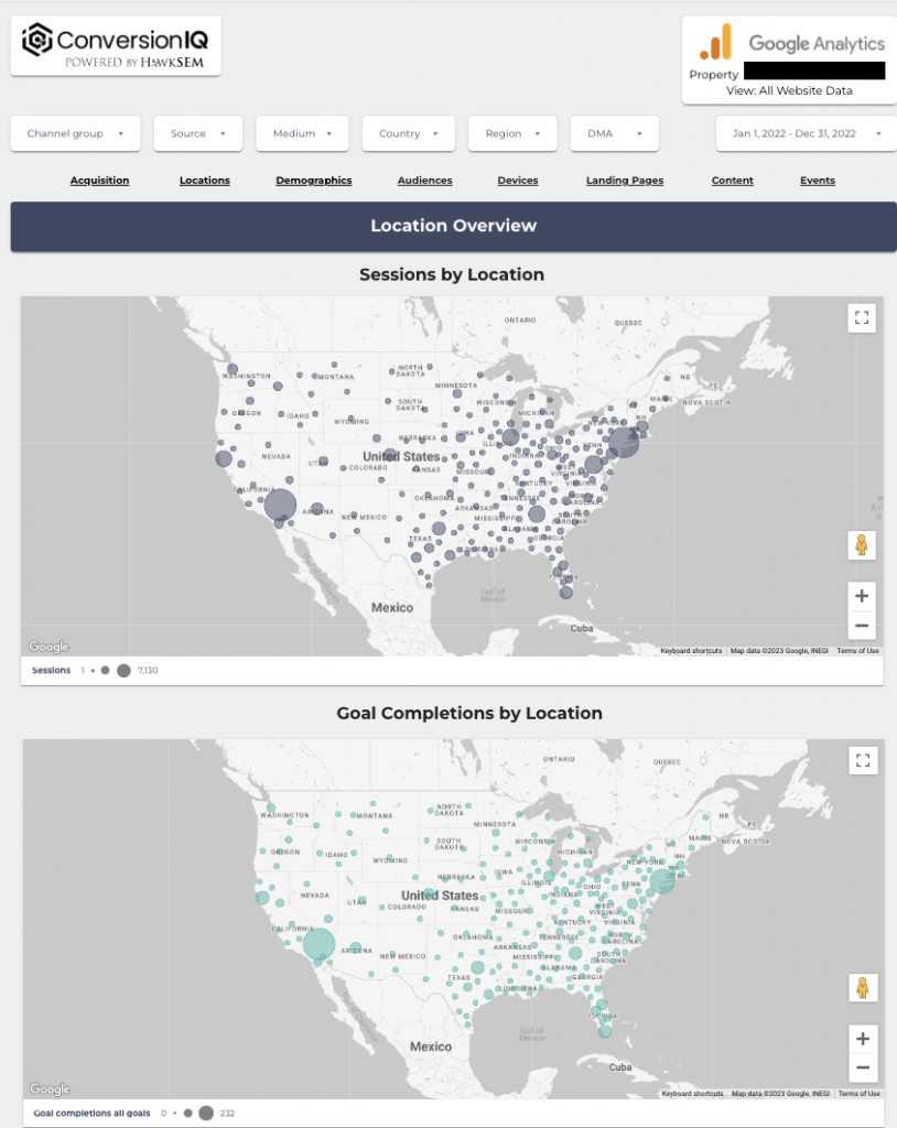 hawksem conversioniq screenshot