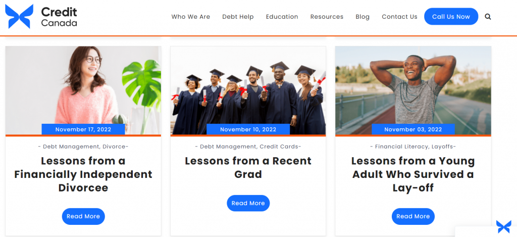 Credit Canada "lessons" series