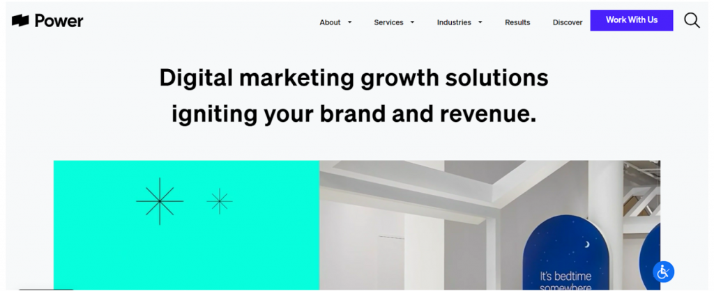 power digital marketing homepage