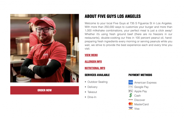 five guys local seo image