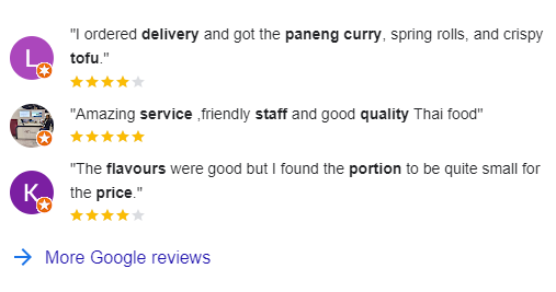 restaurant local seo reviews