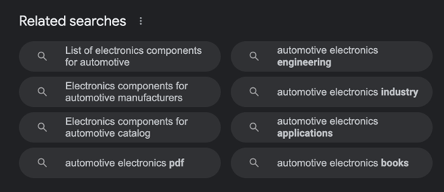 Industrial SEO related searches