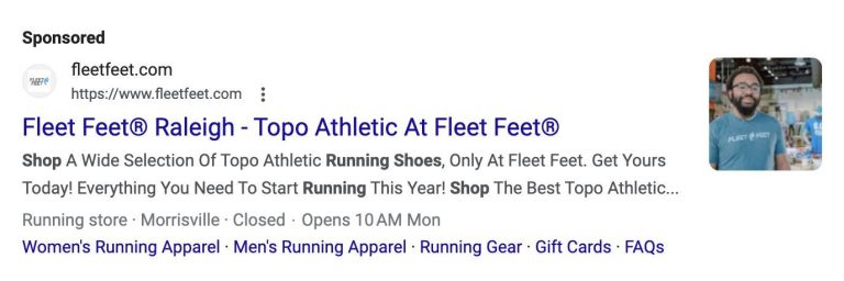 Fleet Feet ads