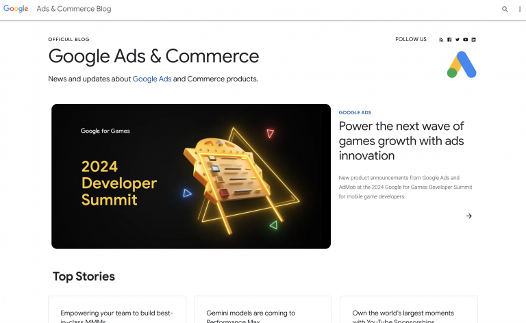 Google Ads and Commerce blog