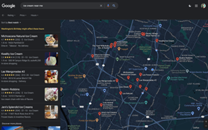 Google Business map