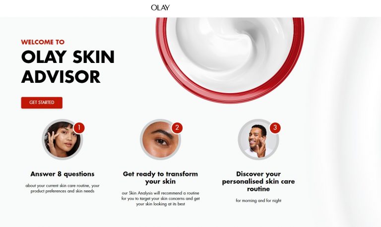 Olay Skin Advisor quiz