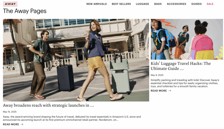 away blog 2025