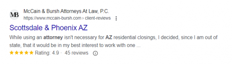 Example of a Lawyer using structured data markup