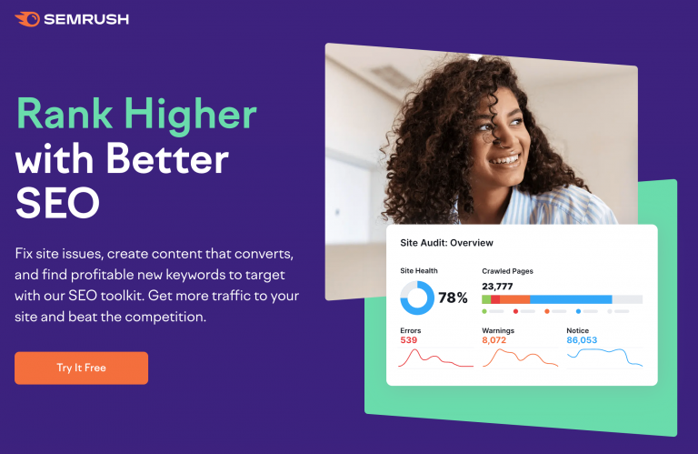 SEMrush hero image