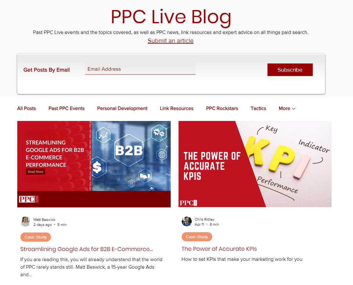 PPC Live blog