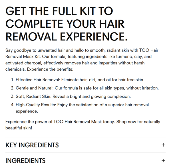 SEO-friendly product description