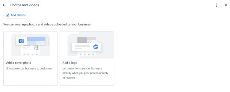 Adding photos to your Google Business listing