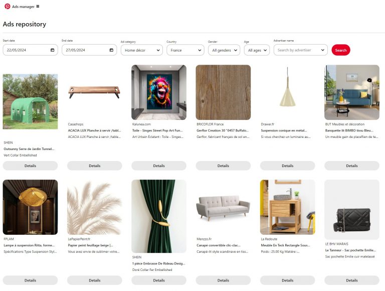 Pinterest Ads repository