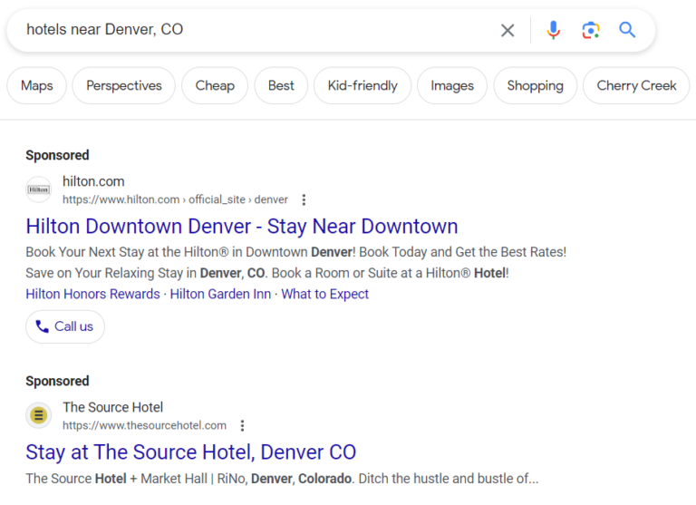 hotels near denver