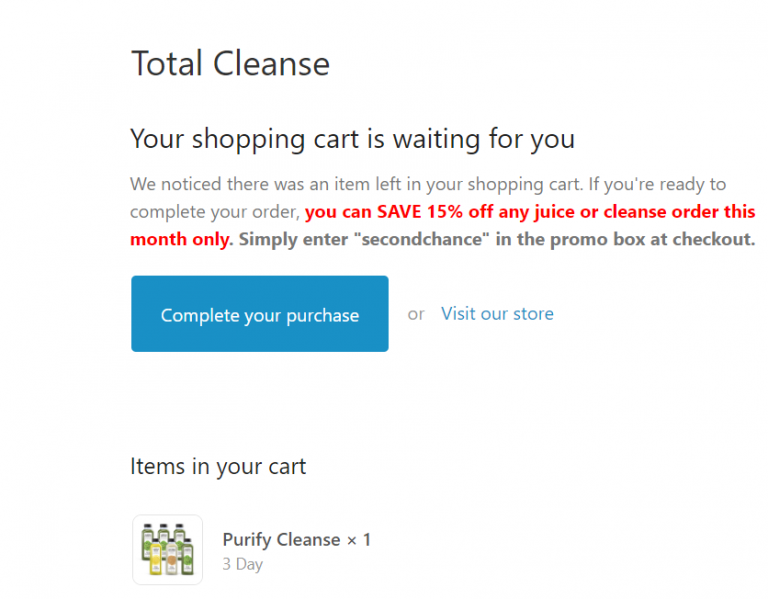 total cleanse email