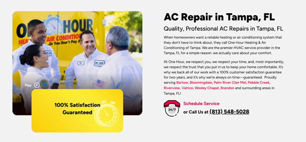 AC repair SEO description
