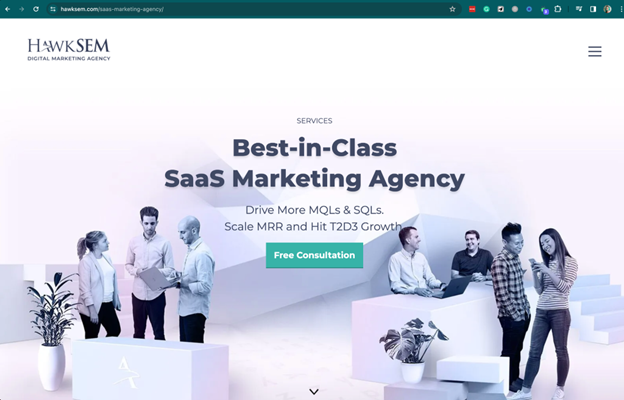 HawkSEM SaaS Marketing Agency