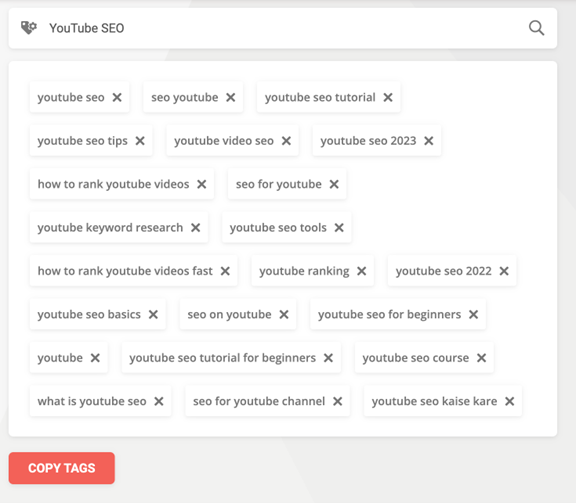 Rapidtags tag generator