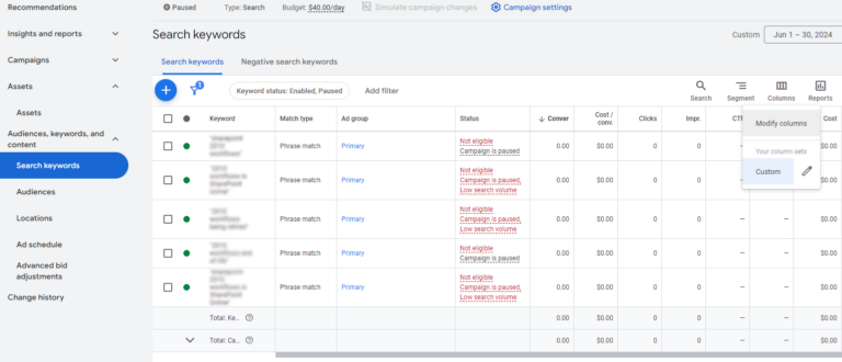 Search Keywords
