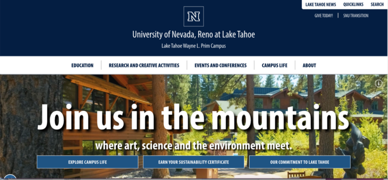 The University of Nevada homes
