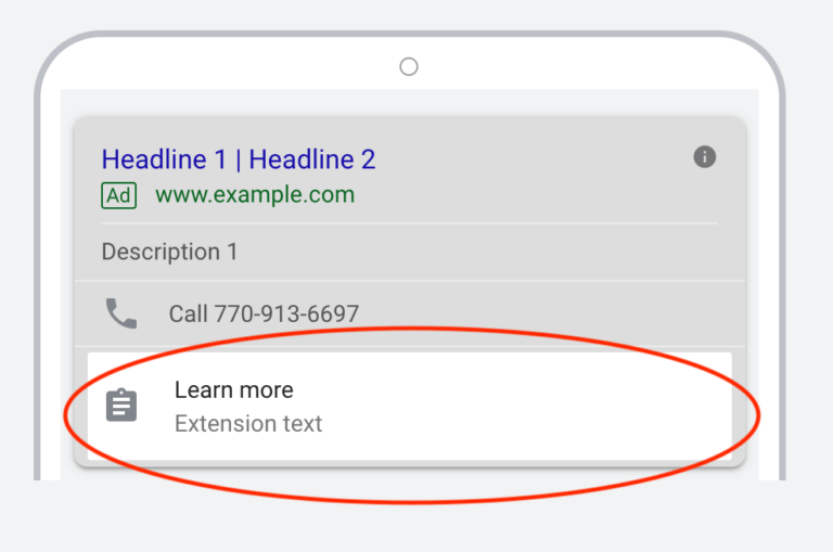 Lead form extensions