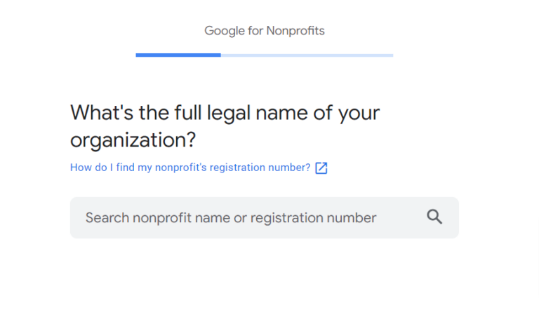 Answer what’s the full legal name of your nonprofit organization