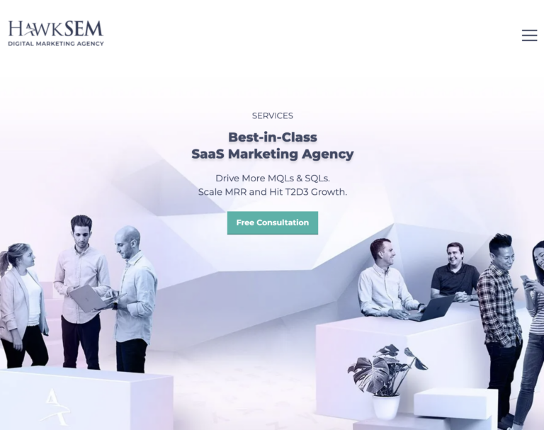 HawkSEM Saas marketing agency