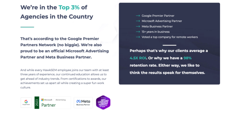 trust indicator example