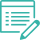 pencil and page icon