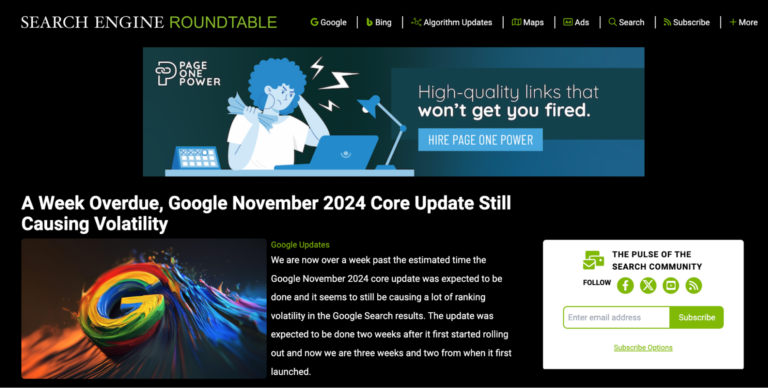 Search Engine Roundtable