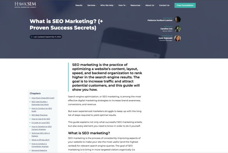 seo pillar page
