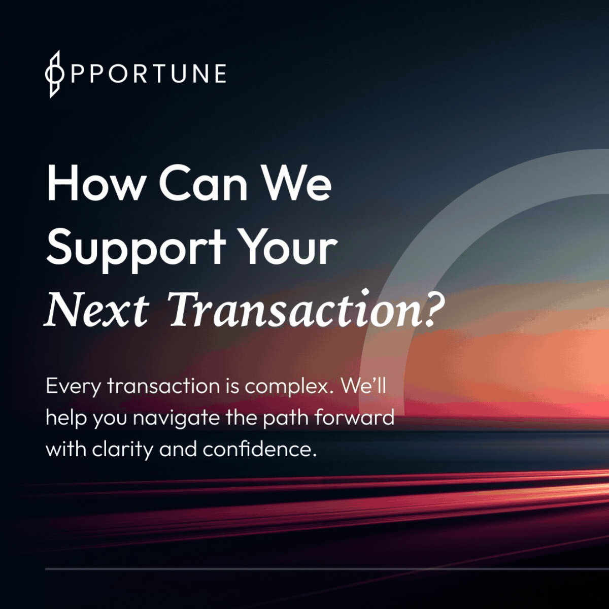 pportune